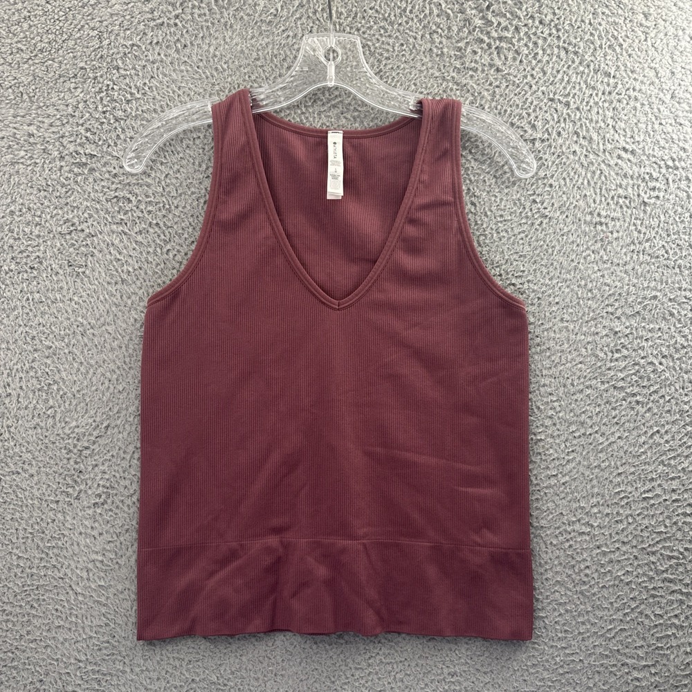 Athleta Aurora Tank Camisole Top Athletic Athleisure Mauve Pink Women's Large